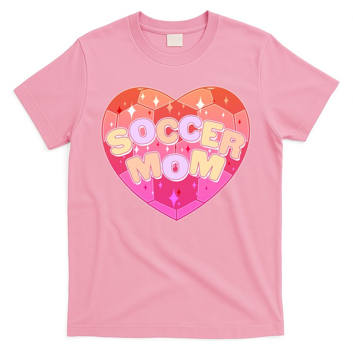 Cute Soccer Mom Soccer Ball Heart T-Shirt