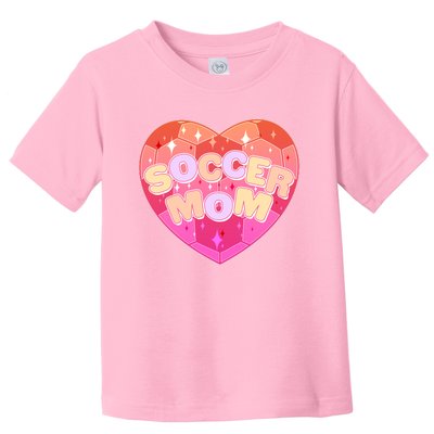 Cute Soccer Mom Soccer Ball Heart Toddler T-Shirt