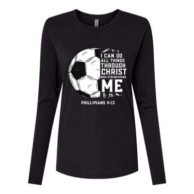 Christian Soccer Men Boys Religious Womens Cotton Relaxed Long Sleeve T-Shirt