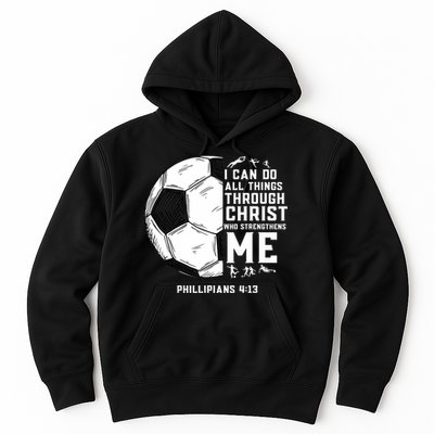 Christian Soccer Men Boys Religious Hoodie