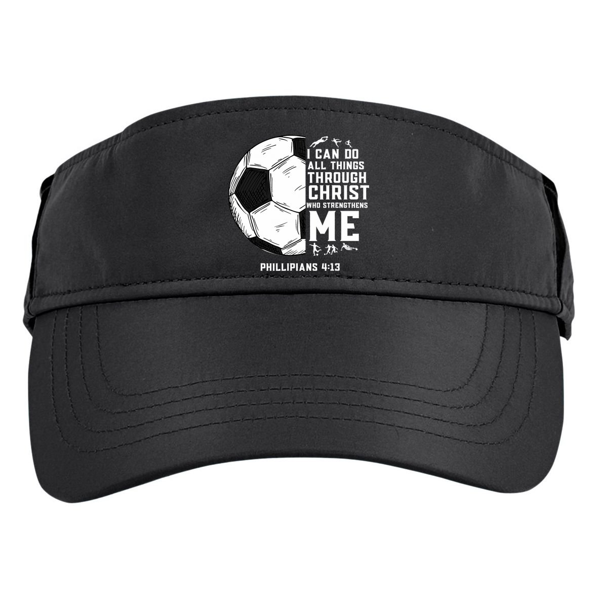 Christian Soccer Men Boys Religious Adult Drive Performance Visor