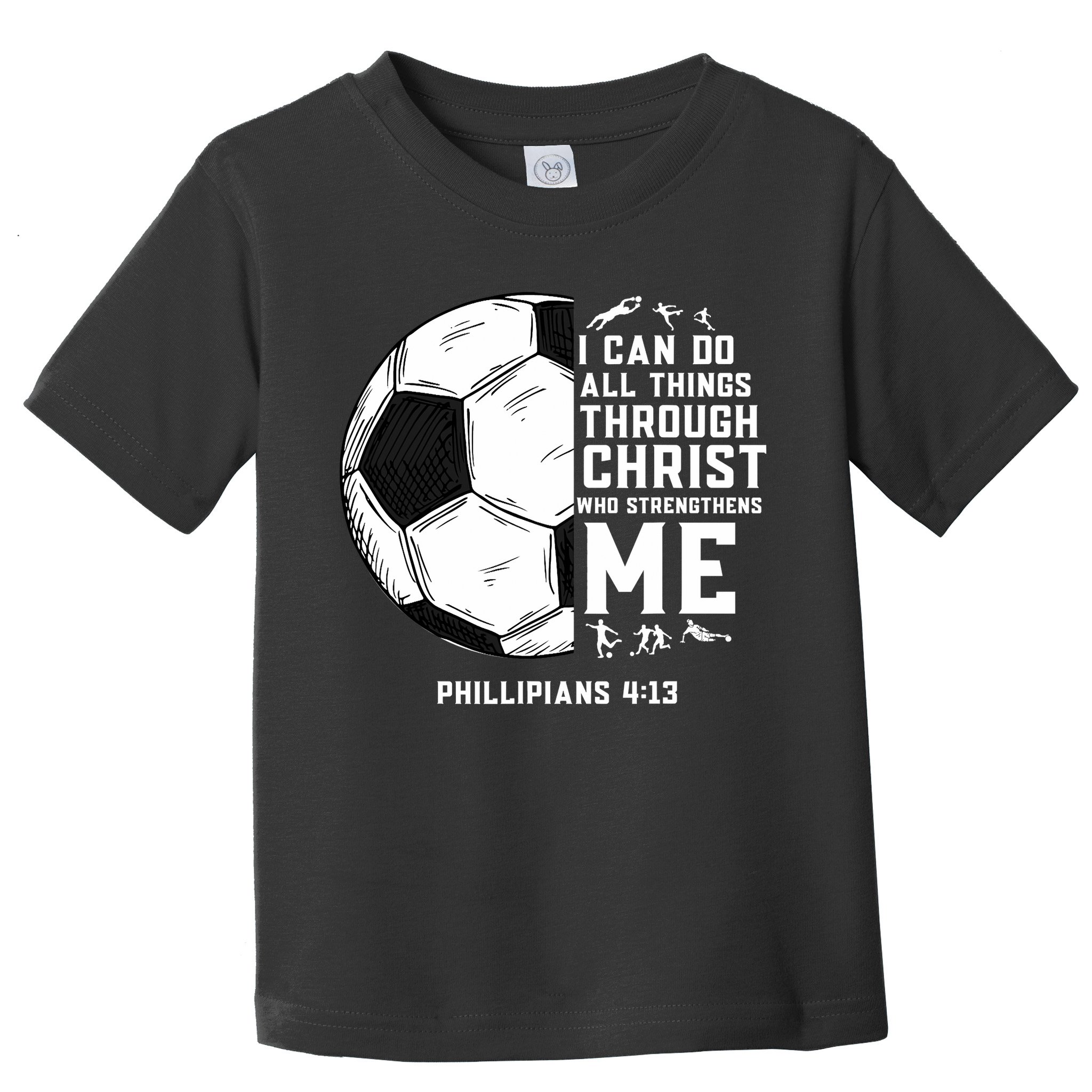 Christian Soccer Men Boys Religious Toddler T-Shirt