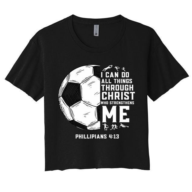 Christian Soccer Men Boys Religious Crop Top