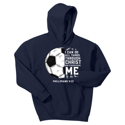 Christian Soccer Men Boys Religious Kids Hoodie