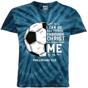 Christian Soccer Men Boys Religious Kids Tie-Dye T-Shirt