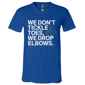 Clearwater Sports Massage Tickle Toes V-Neck T-Shirt