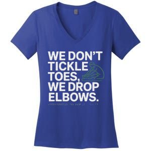 Clearwater Sports Massage Tickle Toes Women's V-Neck T-Shirt