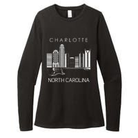 Charlotte Souvenir Men North Carolina Souvenir Music Guitar Womens CVC Long Sleeve Shirt