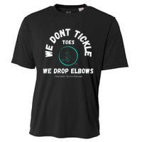 Clearwater Sports Massage Tickle Toes Pic On Back Cooling Performance Crew T-Shirt