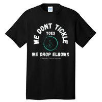 Clearwater Sports Massage Tickle Toes Pic On Back Tall T-Shirt