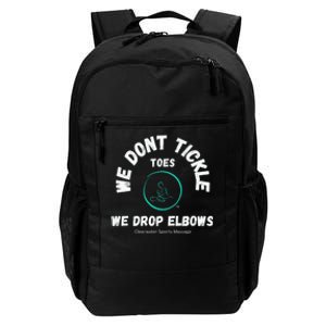 Clearwater Sports Massage Tickle Toes Pic On Back Daily Commute Backpack