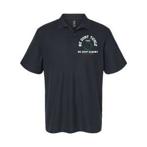 Clearwater Sports Massage Tickle Toes Pic On Back Softstyle Adult Sport Polo