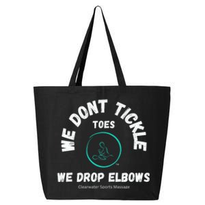 Clearwater Sports Massage Tickle Toes Pic On Back 25L Jumbo Tote