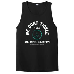 Clearwater Sports Massage Tickle Toes Pic On Back PosiCharge Competitor Tank