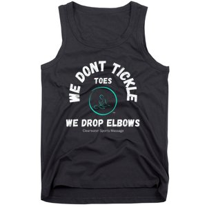 Clearwater Sports Massage Tickle Toes Pic On Back Tank Top