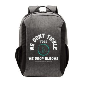 Clearwater Sports Massage Tickle Toes Pic On Back Vector Backpack