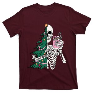 Christmas Sorta Merry Sorta Scary Skeleton Xmas Tree T-Shirt