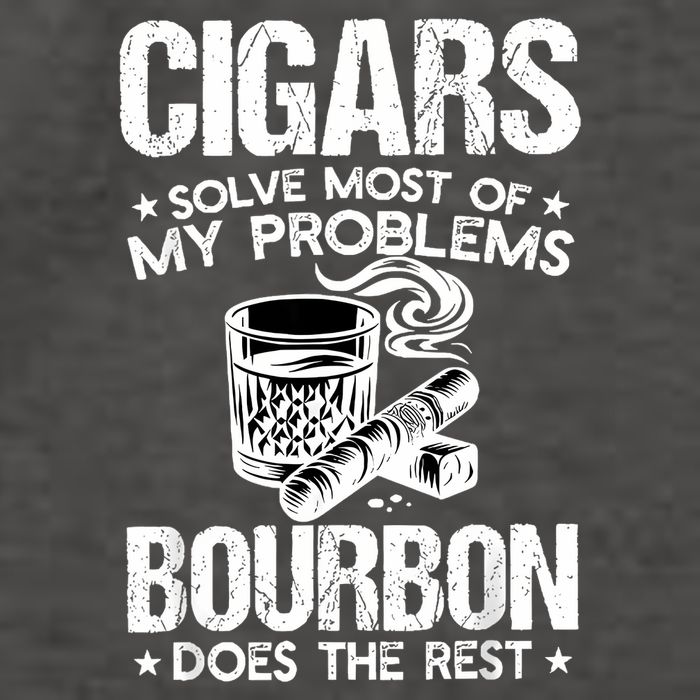 Cigars Solve Most Of My Problems Bourbon Does The Rest Vector Backpack