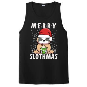 Christmas Sloth Merry Slothmas Merry Christmas Gift PosiCharge Competitor Tank