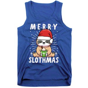 Christmas Sloth Merry Slothmas Merry Christmas Gift Tank Top