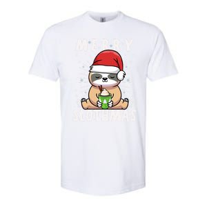 Christmas Sloth Merry Slothmas Merry Christmas Gift Softstyle CVC T-Shirt