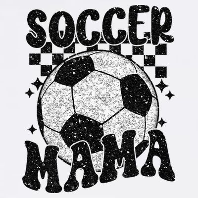 Checkered Soccer Mama Retro Soccer Mom Soccer Season T-Shirt