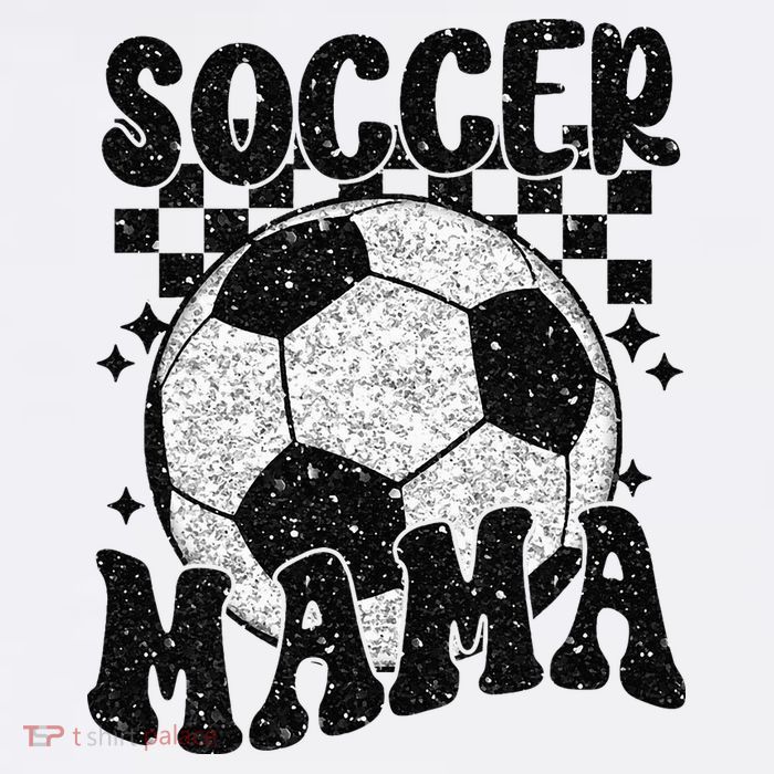 Checkered Soccer Mama Retro Soccer Mom Soccer Season Tall T-Shirt