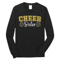 Cheer Sister My Favorite Cheerleader Calls Me Sisters Yellow Long Sleeve Shirt