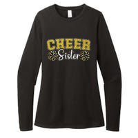 Cheer Sister My Favorite Cheerleader Calls Me Sisters Yellow Womens CVC Long Sleeve Shirt