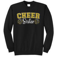 Cheer Sister My Favorite Cheerleader Calls Me Sisters Yellow Tall Sweatshirt