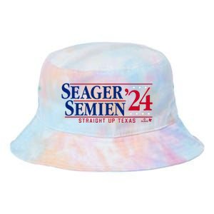 Corey Seager & Marcus Semien 24 Texas Baseball Tie Dye Newport Bucket Hat