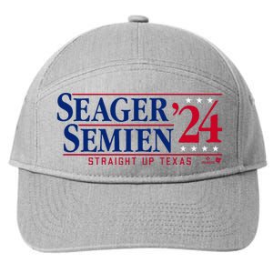 Corey Seager & Marcus Semien 24 Texas Baseball 7-Panel Snapback Hat