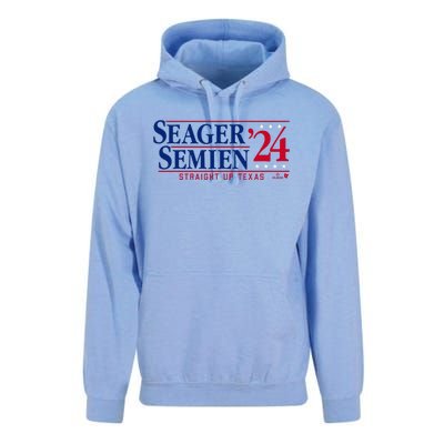 Corey Seager & Marcus Semien 24 Texas Baseball Unisex Surf Hoodie