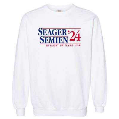 Corey Seager & Marcus Semien 24 Texas Baseball Garment-Dyed Sweatshirt