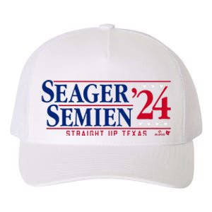 Corey Seager & Marcus Semien 24 Texas Baseball Yupoong Adult 5-Panel Trucker Hat