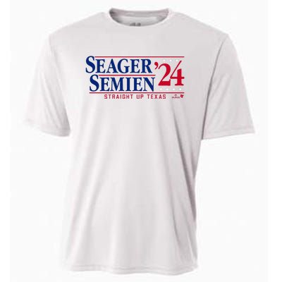 Corey Seager & Marcus Semien 24 Texas Baseball Cooling Performance Crew T-Shirt