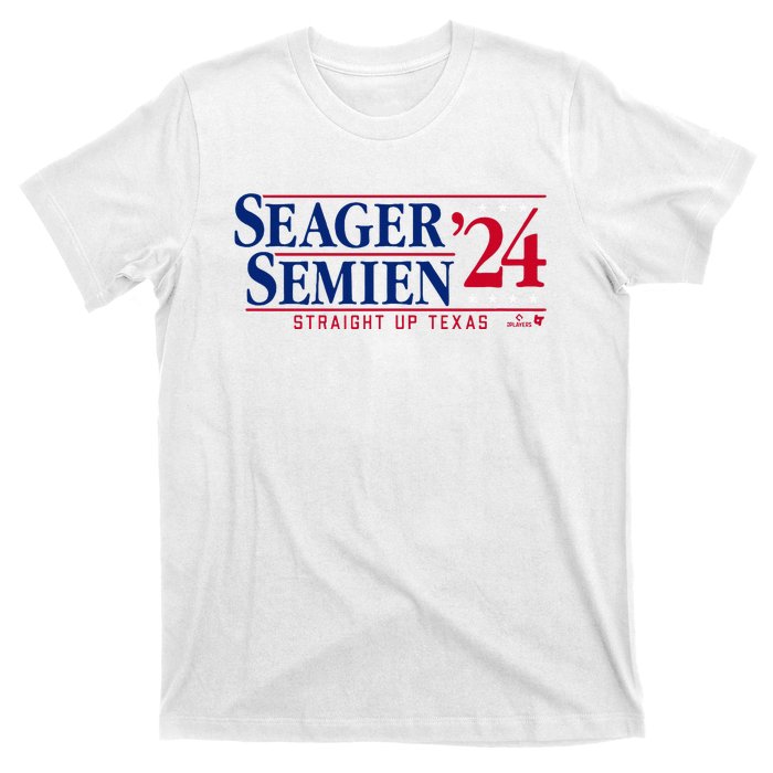 Corey Seager & Marcus Semien 24 Texas Baseball T-Shirt