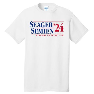 Corey Seager & Marcus Semien 24 Texas Baseball Tall T-Shirt