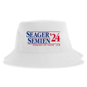 Corey Seager & Marcus Semien 24 Texas Baseball Sustainable Bucket Hat