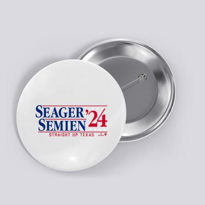 Corey Seager & Marcus Semien 24 Texas Baseball Button