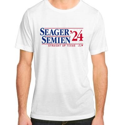 Corey Seager & Marcus Semien 24 Texas Baseball Adult ChromaSoft Performance T-Shirt