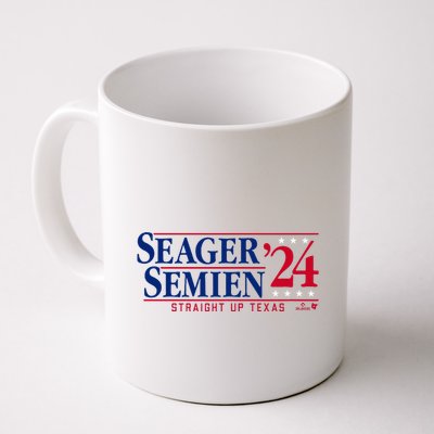 Corey Seager & Marcus Semien 24 Texas Baseball Mug