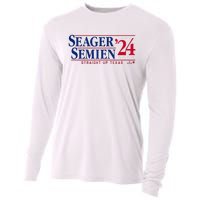 Corey Seager & Marcus Semien 24 Texas Baseball Cooling Performance Long Sleeve Crew