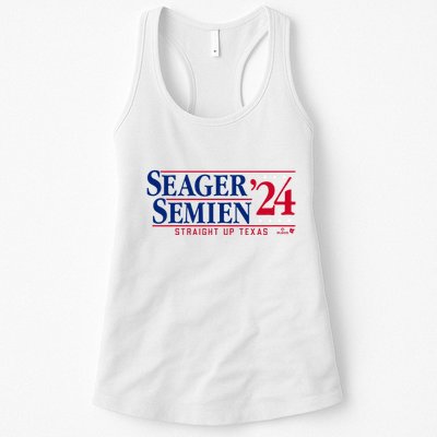 Corey Seager & Marcus Semien 24 Texas Baseball Womens Tank Top