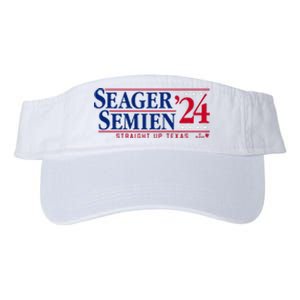 Corey Seager & Marcus Semien 24 Texas Baseball Valucap Bio-Washed Visor