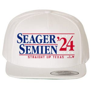 Corey Seager & Marcus Semien 24 Texas Baseball Wool Snapback Cap