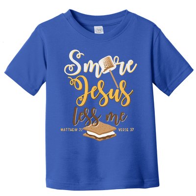 Christian Smore More Jesus Less Me Camping Chocolate Dessert Toddler T-Shirt