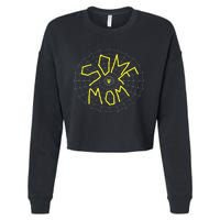 CharlotteS Some Mom Spider Web Cropped Pullover Crew