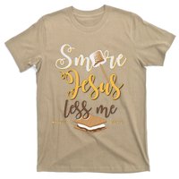 Christian Smore More Jesus Less Me Camping Chocolate Dessert T-Shirt