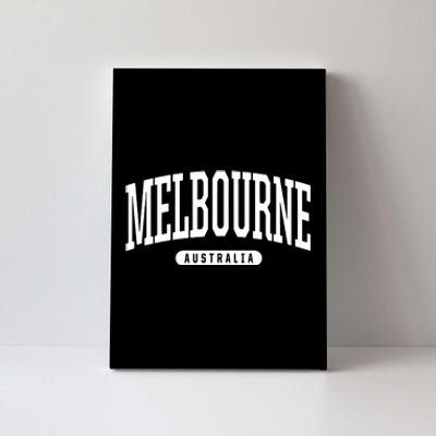 College Style Melbourne Australia Souvenir Gift Canvas